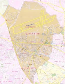 Bản đồ hành chính quận Tân Bình TpHCM chi tiết đầy đủ nhất